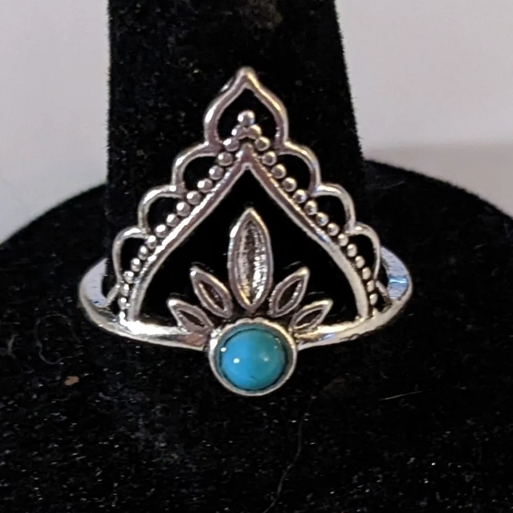 New Vintage Jewelry Geometric Irregular Hollow Ring, T1B7C, T1